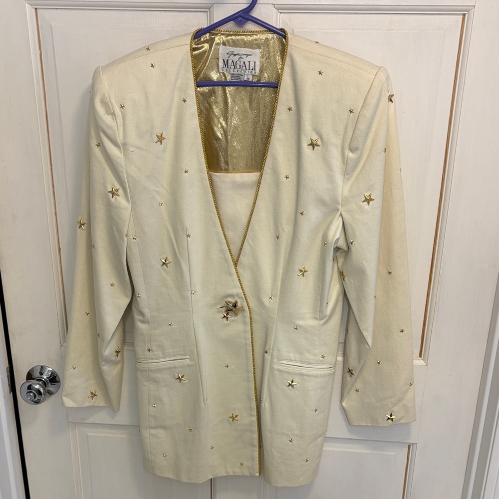 Vintage Gazzelle Ciampi Magali Embellished Blazer